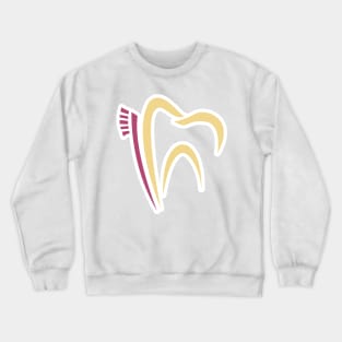 Healthy Dental Care Letter D logo design. Dentist and dental clinic vector logo design. Crewneck Sweatshirt